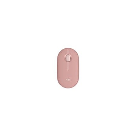 LOGITECH Pebble Mouse 2 M350s Mouse optical 3 buttons wireless Bluetooth 5.2 LE tonal rose