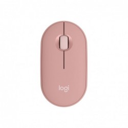 LOGITECH Pebble Mouse 2 M350s Mouse optical 3 buttons wireless Bluetooth 5.2 LE tonal rose