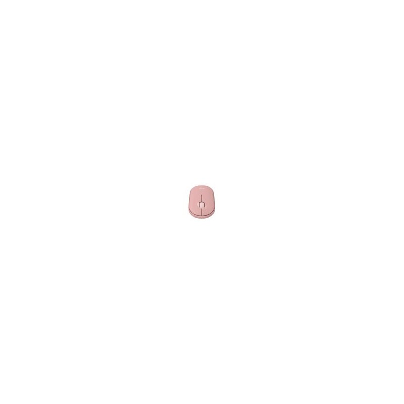 LOGITECH Pebble Mouse 2 M350s Mouse optical 3 buttons wireless Bluetooth 5.2 LE tonal rose
