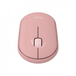 LOGITECH Pebble Mouse 2 M350s Mouse optical 3 buttons wireless Bluetooth 5.2 LE tonal rose