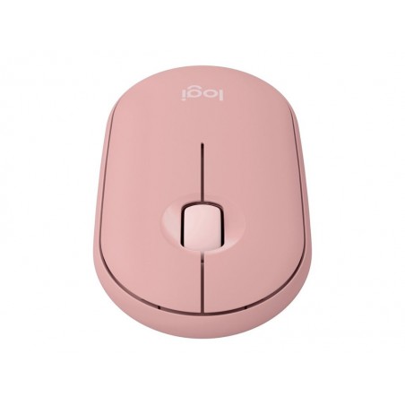 LOGITECH Pebble Mouse 2 M350s Mouse optical 3 buttons wireless Bluetooth 5.2 LE tonal rose