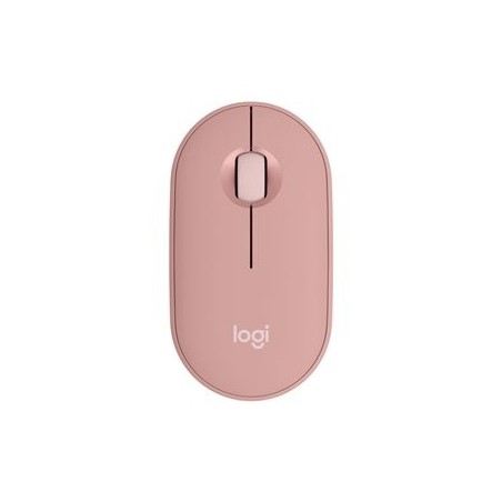 LOGITECH Pebble Mouse 2 M350s Mouse optical 3 buttons wireless Bluetooth 5.2 LE tonal rose