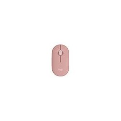LOGITECH Pebble Mouse 2 M350s Mouse optical 3 buttons wireless Bluetooth 5.2 LE tonal rose