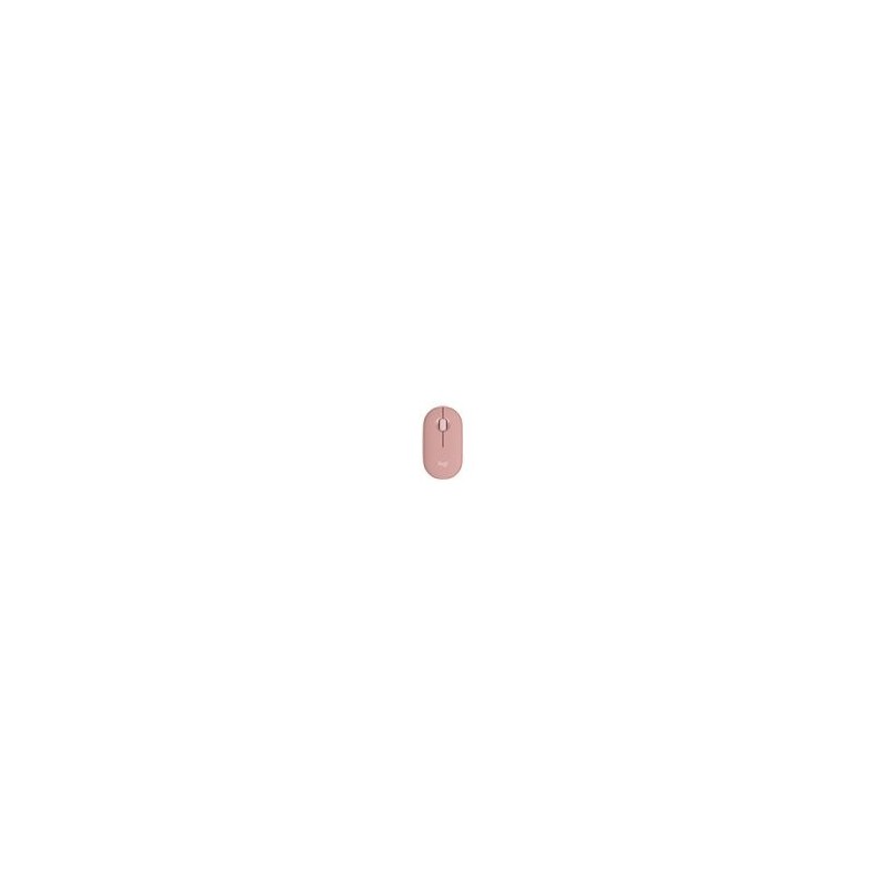 LOGITECH Pebble Mouse 2 M350s Mouse optical 3 buttons wireless Bluetooth 5.2 LE tonal rose