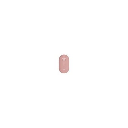 LOGITECH Pebble Mouse 2 M350s Mouse optical 3 buttons wireless Bluetooth 5.2 LE tonal rose