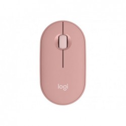 LOGITECH Pebble Mouse 2 M350s Mouse optical 3 buttons wireless Bluetooth 5.2 LE tonal rose