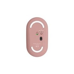 LOGITECH Pebble Mouse 2 M350s Mouse optical 3 buttons wireless Bluetooth 5.2 LE tonal rose