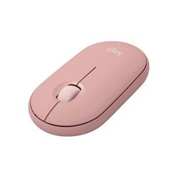 LOGITECH Pebble Mouse 2 M350s Mouse optical 3 buttons wireless Bluetooth 5.2 LE tonal rose