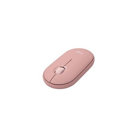 LOGITECH Pebble Mouse 2 M350s Mouse optical 3 buttons wireless Bluetooth 5.2 LE tonal rose
