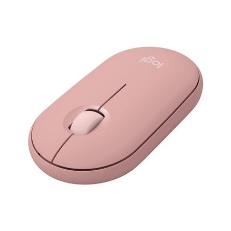 LOGITECH Pebble Mouse 2 M350s Mouse optical 3 buttons wireless Bluetooth 5.2 LE tonal rose