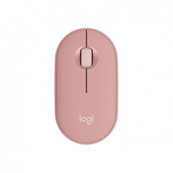 LOGITECH Pebble Mouse 2 M350s Mouse optical 3 buttons wireless Bluetooth 5.2 LE tonal rose