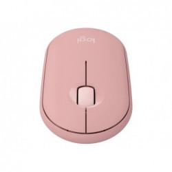 LOGITECH Pebble Mouse 2 M350s Mouse optical 3 buttons wireless Bluetooth 5.2 LE tonal rose