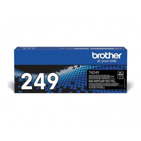 BROTHER TN-249BK Black Toner Cartridge Prints 4.500 pages