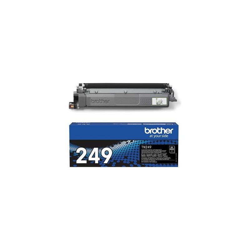 BROTHER TN-249BK Black Toner Cartridge Prints 4.500 pages