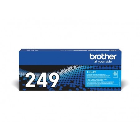 BROTHER TN-249C Cyan Toner Cartridge Prints 4.000 pages