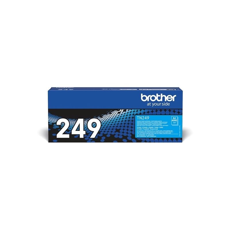 BROTHER TN-249C Cyan Toner Cartridge Prints 4.000 pages
