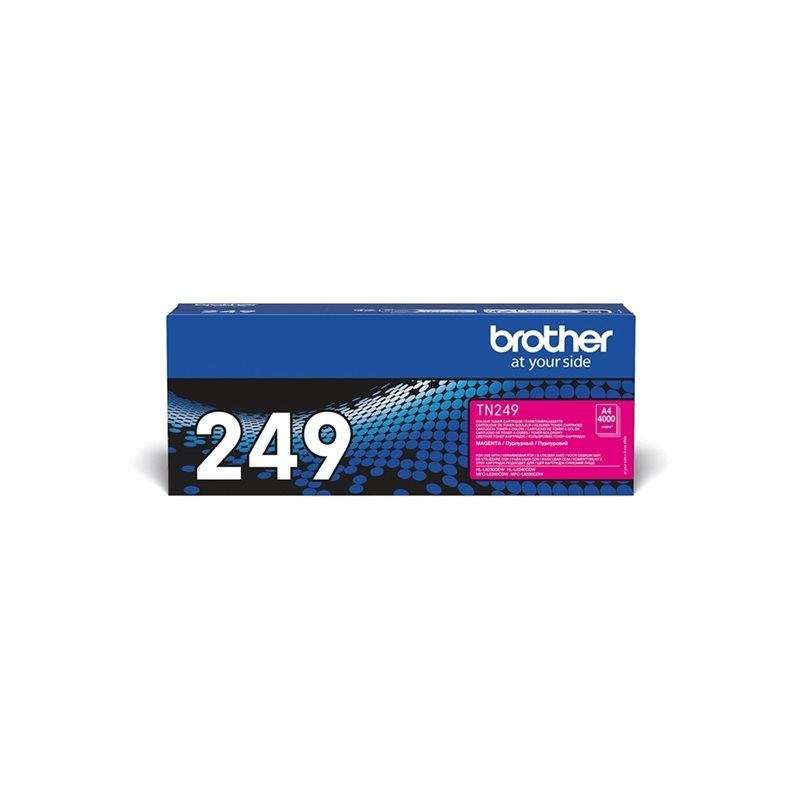 BROTHER TN-249M Magenta Toner Cartridge Prints 4.000 pages