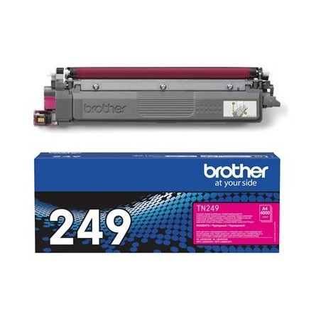 BROTHER TN-249M Magenta Toner Cartridge Prints 4.000 pages