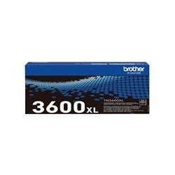 BROTHER TN-3600XL Black Toner Cartridge Prints 6.000 pages