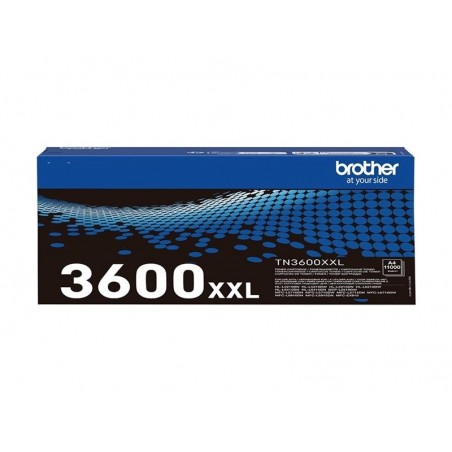 BROTHER TN-3600XXL High Yield Black Toner Cartridge Prints 11.000 pages