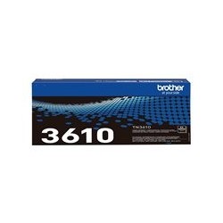 BROTHER TN-3610 Super High Yield Black Toner Cartridge Prints 18.000 pages