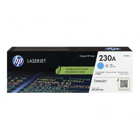 HP 230A Cyan Original LaserJet Toner Cartridge HP 230A Cyan Original LaserJet Toner Cartridge