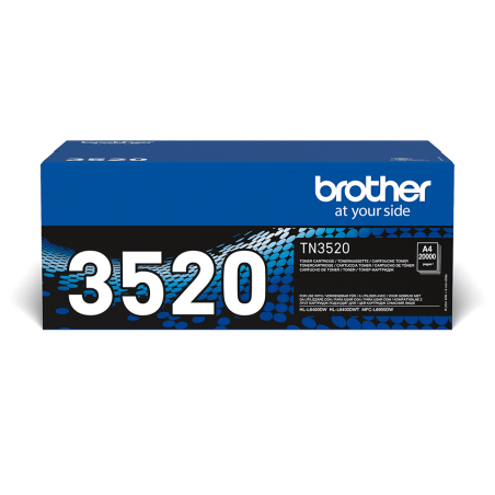 Toner Brother TN-3520 Black - Wysoka Wydajność | Drukarki.pl