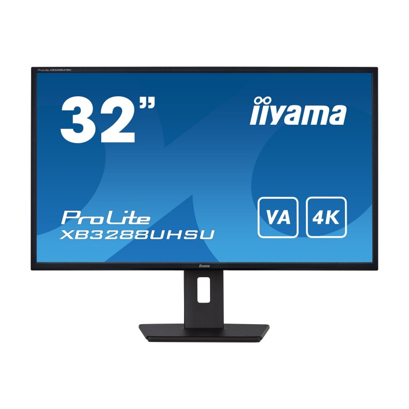 IIYAMA XB3288UHSU-B5 32inch VA 3840x2160 UHD 300cd/m2 3ms FreeSync Speakers DP 2xHDMI 2xUSB 3.0 15cm Height Adj. Stand (P) IIYAMA XB3288UHSU-B5 32inch VA 3840x2160 UHD 300cd/m2 3ms FreeSync Speakers DP 2xHDMI 2xUSB 3.0 15cm Height Adj. Stand (P)
