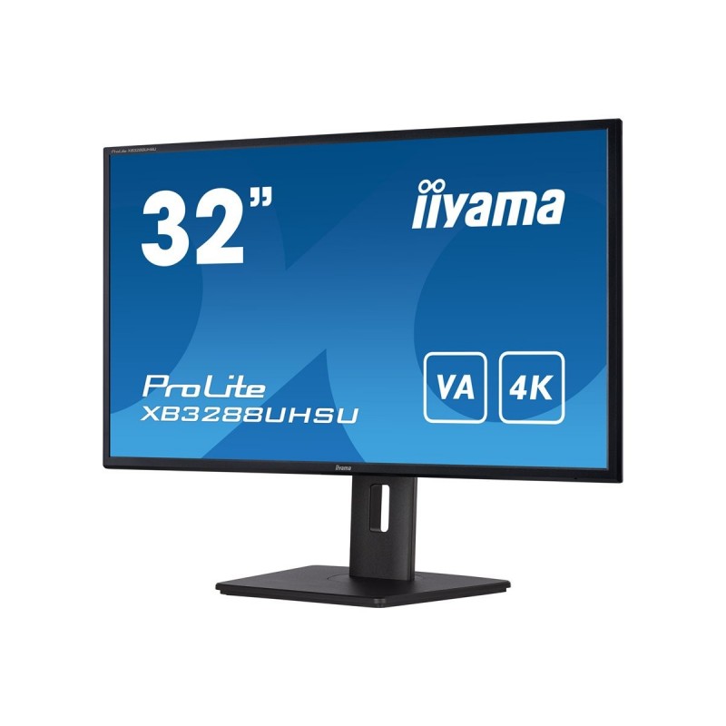 IIYAMA XB3288UHSU-B5 32inch VA 3840x2160 UHD 300cd/m2 3ms FreeSync Speakers DP 2xHDMI 2xUSB 3.0 15cm Height Adj. Stand (P) IIYAMA XB3288UHSU-B5 32inch VA 3840x2160 UHD 300cd/m2 3ms FreeSync Speakers DP 2xHDMI 2xUSB 3.0 15cm Height Adj. Stand (P)