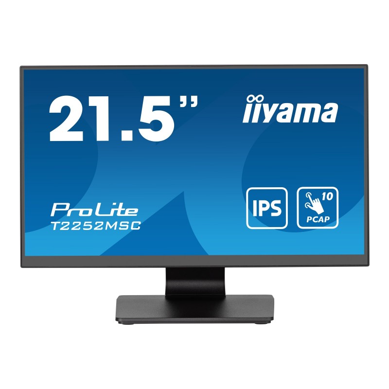 IIYAMA T2252MSC-B2 21.5inch Bonded PCAP 10P Touch with Anti-Finger print coating 1920x1080 IPS-slim IIYAMA T2252MSC-B2 21.5inch Bonded PCAP 10P Touch with Anti-Finger print coating 1920x1080 IPS-slim