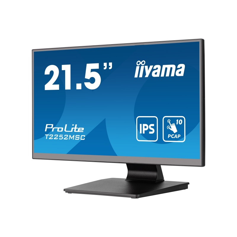 IIYAMA T2252MSC-B2 21.5inch Bonded PCAP 10P Touch with Anti-Finger print coating 1920x1080 IPS-slim IIYAMA T2252MSC-B2 21.5inch Bonded PCAP 10P Touch with Anti-Finger print coating 1920x1080 IPS-slim