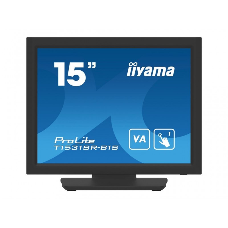 IIYAMA T1531SR-B1S 15inch Resistive Touch VA-panel 1024x768 Speakers VGA DisplayPort HDMI 300cd/m with touch USB Interface