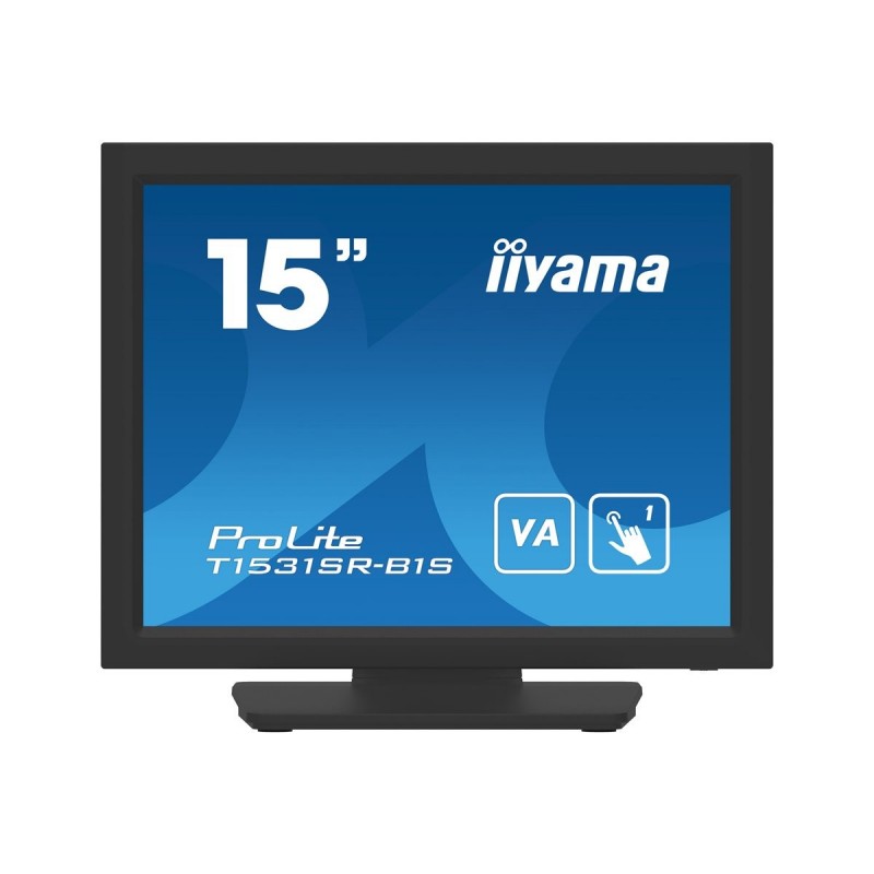 IIYAMA T1531SR-B1S 15inch Resistive Touch VA-panel 1024x768 Speakers VGA DisplayPort HDMI 300cd/m with touch USB Interface