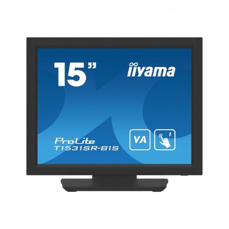 IIYAMA T1531SR-B1S 15inch Resistive Touch VA-panel 1024x768 Speakers VGA DisplayPort HDMI 300cd/m with touch USB Interface IIYAMA T1531SR-B1S 15inch Resistive Touch VA-panel 1024x768 Speakers VGA DisplayPort HDMI 300cd/m with touch USB Interface
