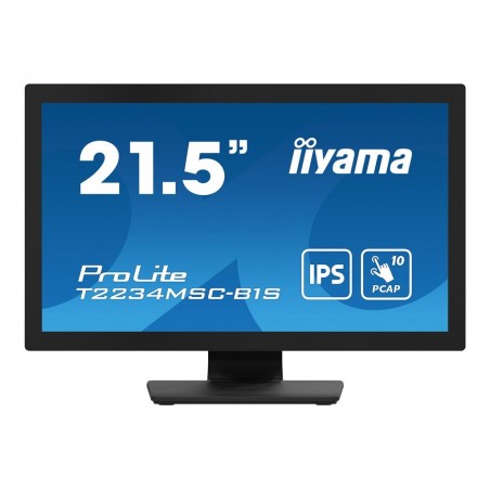 IIYAMA T2234MSC-B1S 21.5inch PCAP Bezel Free Front Speakers 10P Touch with Anti-Finger print coating IPS Panel 1920x1080 IIYAMA T2234MSC-B1S 21.5inch PCAP Bezel Free Front Speakers 10P Touch with Anti-Finger print coating IPS Panel 1920x1080