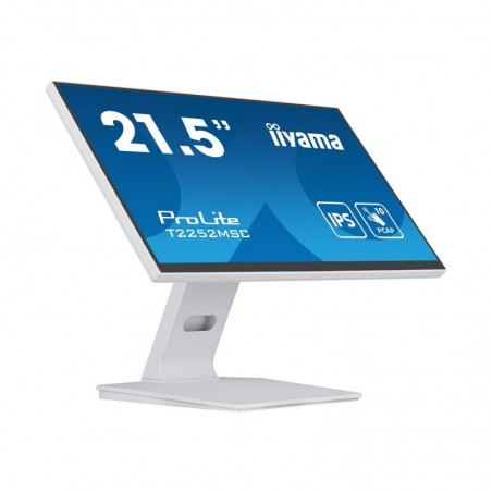 IIYAMA T2252MSC-W2 21.5inch WHITE Bonded PCAP 10P Touch with Anti-Finger print coating 1920x1080 IIYAMA T2252MSC-W2 21.5inch WHITE Bonded PCAP 10P Touch with Anti-Finger print coating 1920x1080