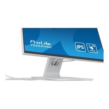 IIYAMA T2252MSC-W2 21.5inch WHITE Bonded PCAP 10P Touch with Anti-Finger print coating 1920x1080 IIYAMA T2252MSC-W2 21.5inch WHITE Bonded PCAP 10P Touch with Anti-Finger print coating 1920x1080