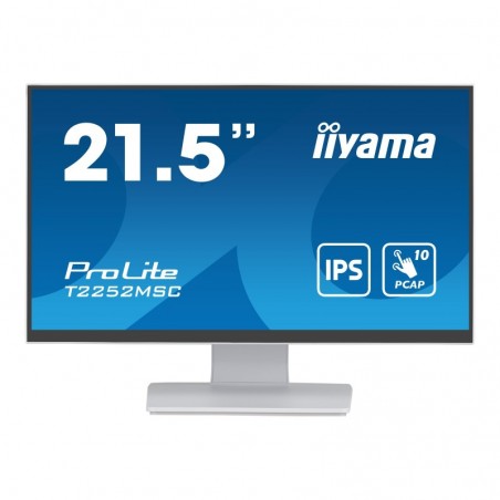 IIYAMA T2252MSC-W2 21.5inch WHITE Bonded PCAP 10P Touch with Anti-Finger print coating 1920x1080 IIYAMA T2252MSC-W2 21.5inch WHITE Bonded PCAP 10P Touch with Anti-Finger print coating 1920x1080