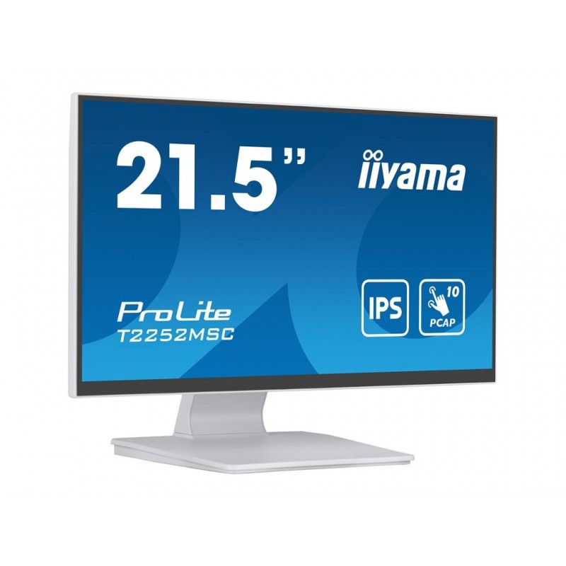 IIYAMA T2252MSC-W2 21.5inch WHITE Bonded PCAP 10P Touch with Anti-Finger print coating 1920x1080