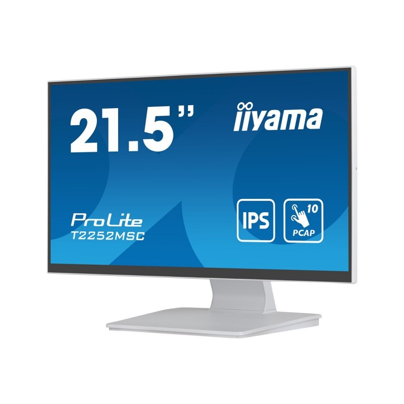 IIYAMA T2252MSC-W2 21.5inch WHITE Bonded PCAP 10P Touch with Anti-Finger print coating 1920x1080