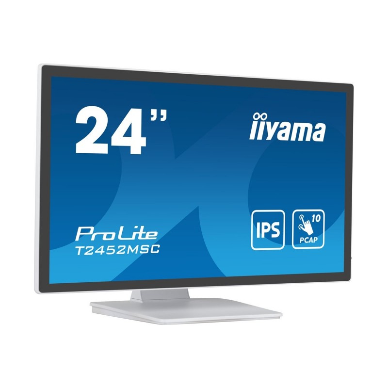 IIYAMA T2452MSC-W1 24inch WHITE Bonded PCAP 10P Touch 1920x1080