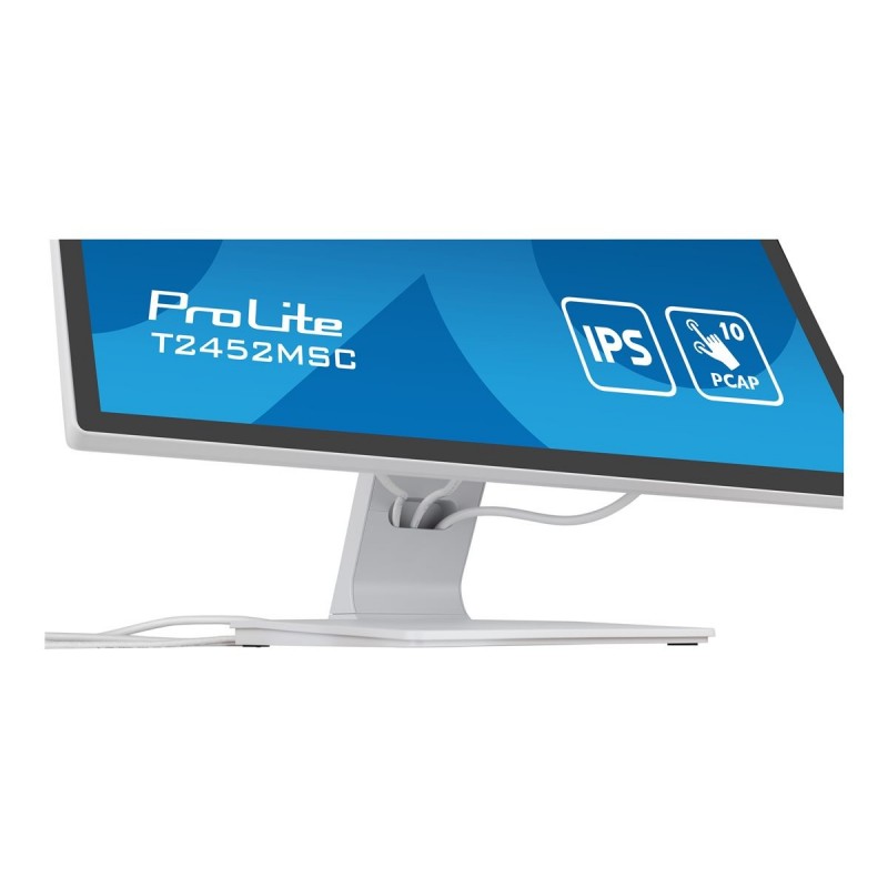 IIYAMA T2452MSC-W1 24inch WHITE Bonded PCAP 10P Touch 1920x1080