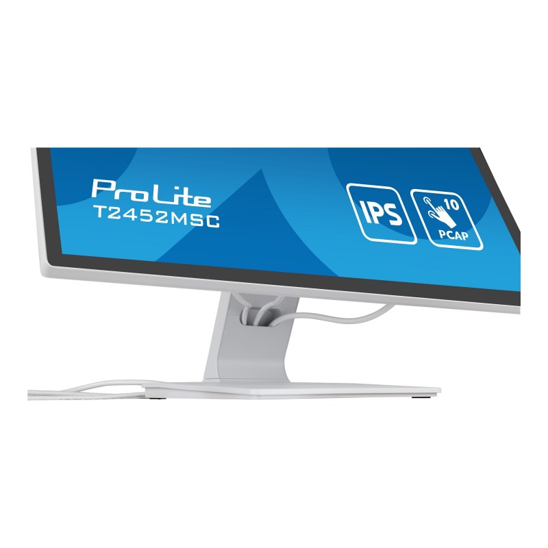IIYAMA T2452MSC-W1 24inch WHITE Bonded PCAP 10P Touch 1920x1080