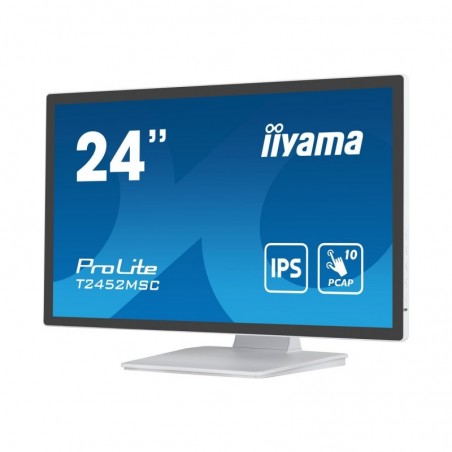 IIYAMA T2452MSC-W1 24inch WHITE Bonded PCAP 10P Touch 1920x1080 IIYAMA T2452MSC-W1 24inch WHITE Bonded PCAP 10P Touch 1920x1080