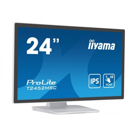 IIYAMA T2452MSC-W1 24inch WHITE Bonded PCAP 10P Touch 1920x1080 IIYAMA T2452MSC-W1 24inch WHITE Bonded PCAP 10P Touch 1920x1080
