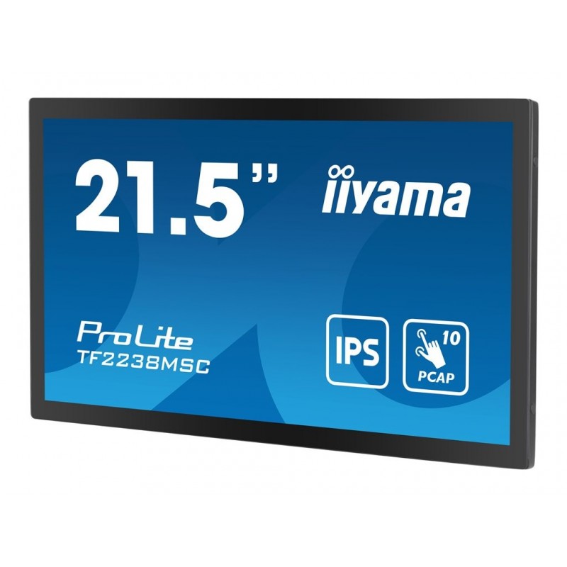 IIYAMA TF2238MSC-B1 21.5inch Bonded PCAP Bezel Free 10P Touch with Anti-Fingerprint coating 1920x1080 IIYAMA TF2238MSC-B1 21.5inch Bonded PCAP Bezel Free 10P Touch with Anti-Fingerprint coating 1920x1080