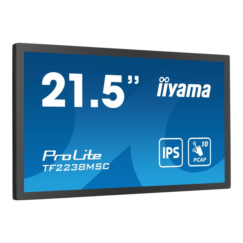 IIYAMA TF2238MSC-B1 21.5inch Bonded PCAP Bezel Free 10P Touch with Anti-Fingerprint coating 1920x1080 IIYAMA TF2238MSC-B1 21.5inch Bonded PCAP Bezel Free 10P Touch with Anti-Fingerprint coating 1920x1080