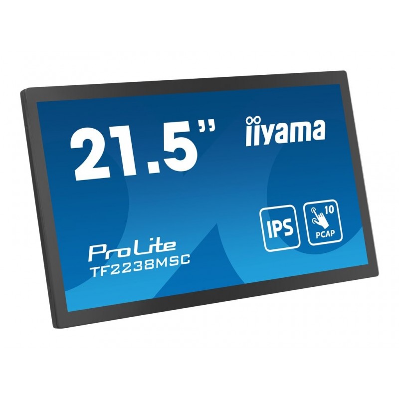 IIYAMA TF2238MSC-B1 21.5inch Bonded PCAP Bezel Free 10P Touch with Anti-Fingerprint coating 1920x1080 IIYAMA TF2238MSC-B1 21.5inch Bonded PCAP Bezel Free 10P Touch with Anti-Fingerprint coating 1920x1080