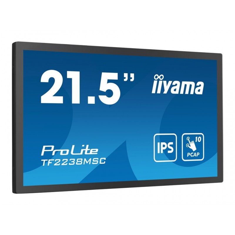 IIYAMA TF2238MSC-B1 21.5inch Bonded PCAP Bezel Free 10P Touch with Anti-Fingerprint coating 1920x1080 IIYAMA TF2238MSC-B1 21.5inch Bonded PCAP Bezel Free 10P Touch with Anti-Fingerprint coating 1920x1080