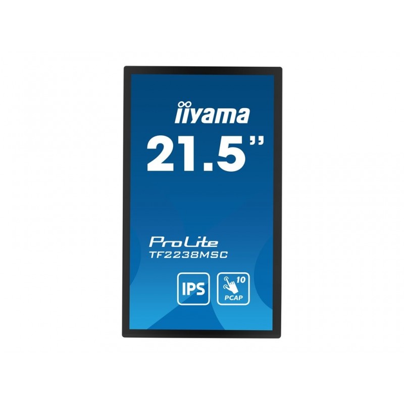 IIYAMA TF2238MSC-B1 21.5inch Bonded PCAP Bezel Free 10P Touch with Anti-Fingerprint coating 1920x1080 IIYAMA TF2238MSC-B1 21.5inch Bonded PCAP Bezel Free 10P Touch with Anti-Fingerprint coating 1920x1080